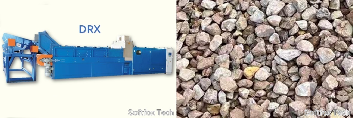Use Softfox DRXV for sorting aluminium mineral