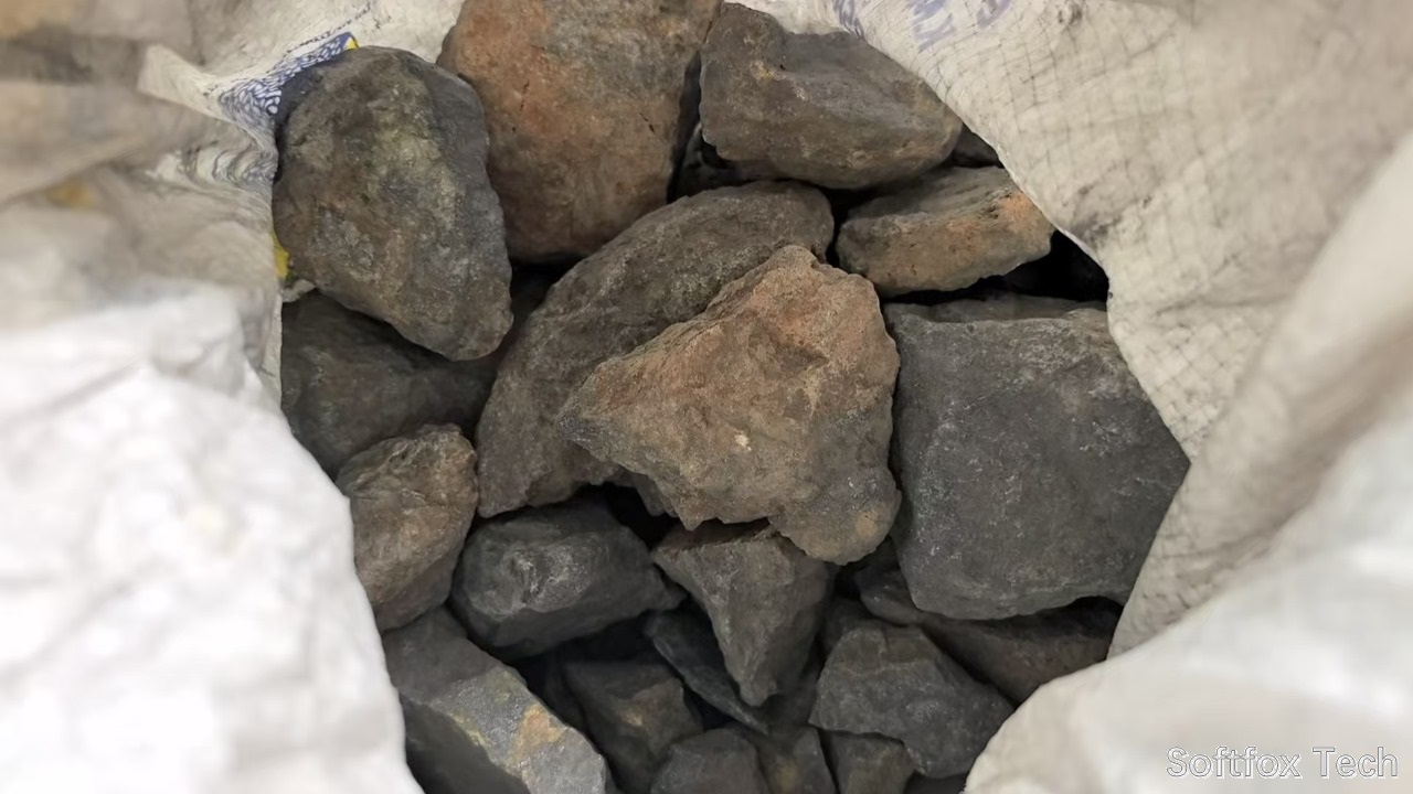 Antimony ore raw materials
