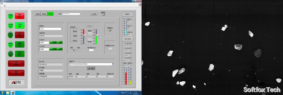 Softfox DRV intelligent mineral sorting system