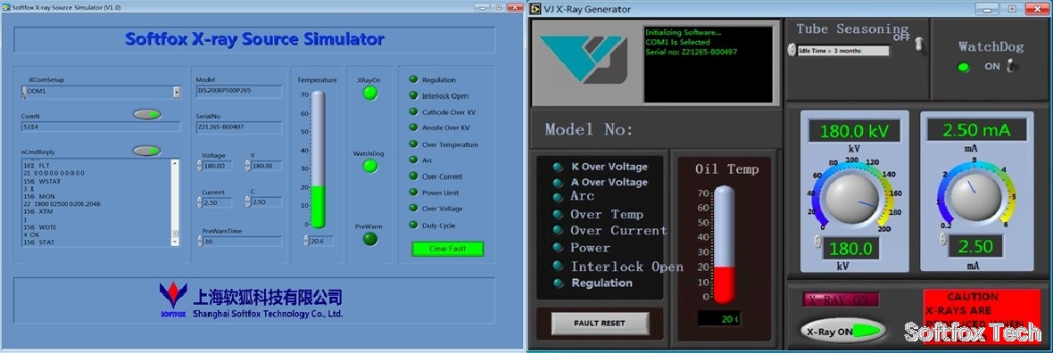 Softfox X-ray source simulation software