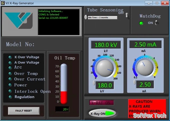 Softfox X-ray simulation software